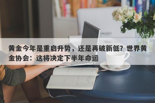 黄金今年是重启升势，还是再破新低？世界黄金协会：这将决定下半年命运