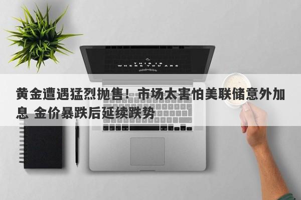 黄金遭遇猛烈抛售！市场太害怕美联储意外加息 金价暴跌后延续跌势