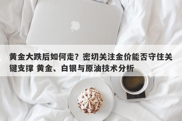 黄金大跌后如何走？密切关注金价能否守住关键支撑 黄金、白银与原油技术分析